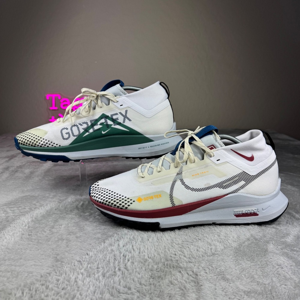Nike Pegasus Trail 5 Gore-Tex GTX Men's Size 14 White Green DJ7926-102 Running
